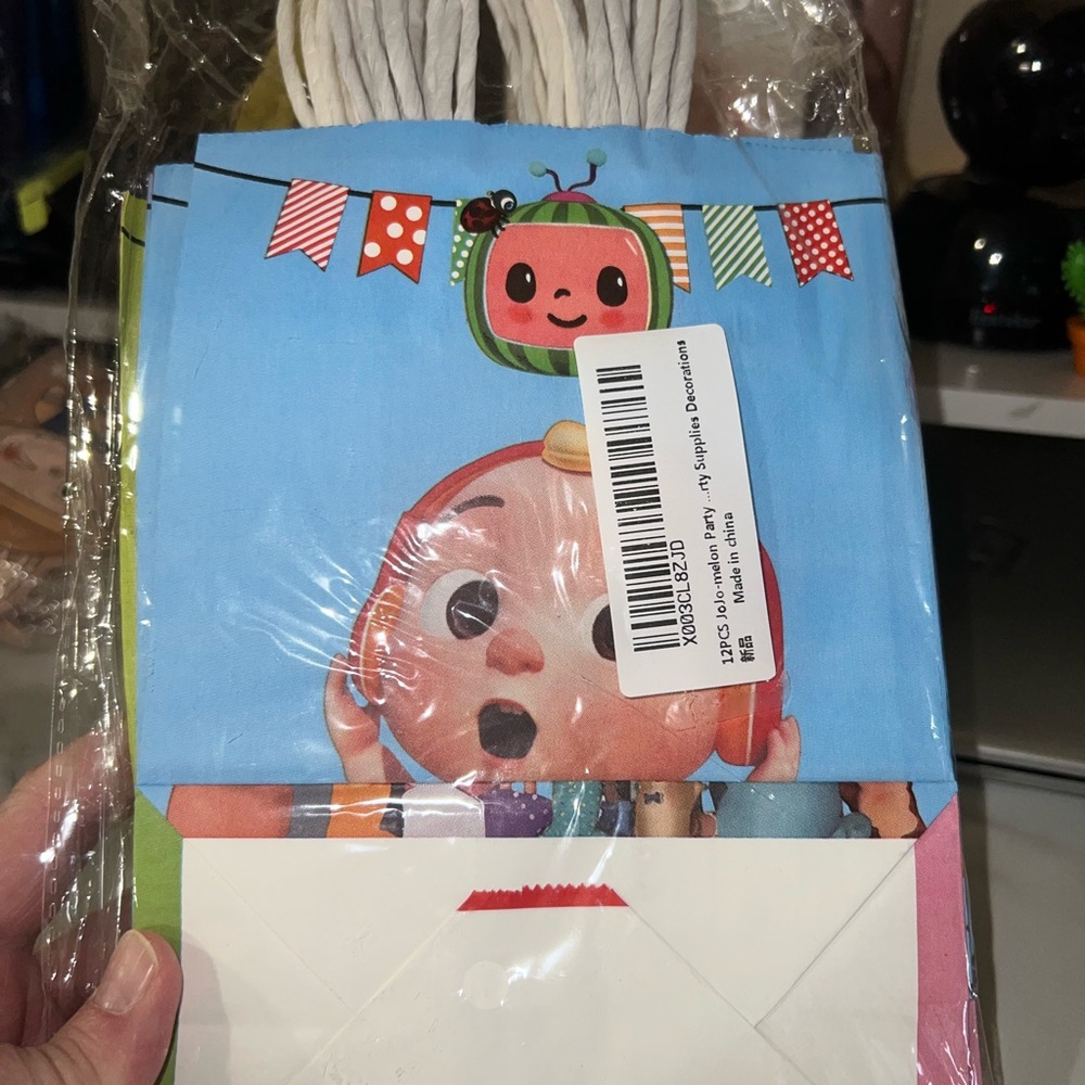 12PCS Colorful Cartoon Party Favor Bags